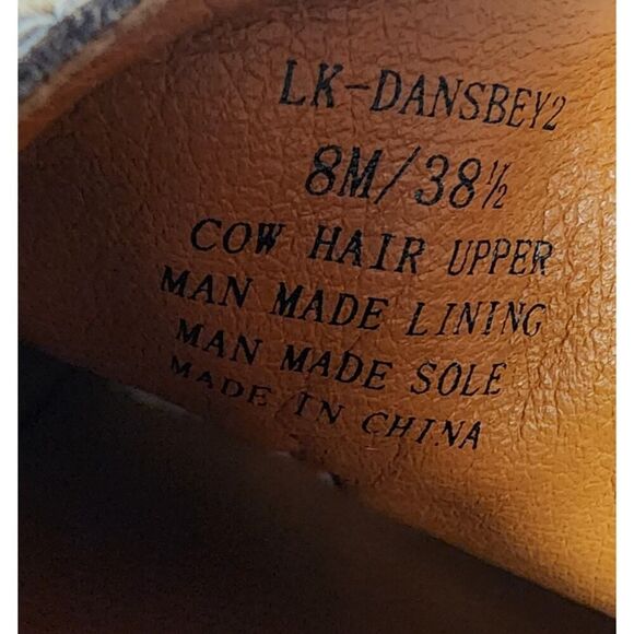 Lucky Brand Dansbey Cheetah Print Casual Sneakers Shoes Color Brown Size US 7.5M - Picture 13 of 15